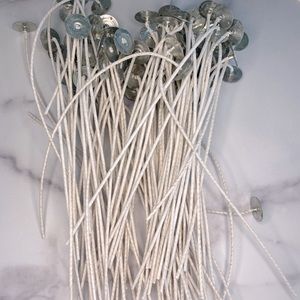 8 Inch 100pc Soy candle wicks